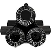 Тренажер для пресса напольный на присоске с эспандером SP-SPORT FI-8661 (Черный)