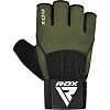 Рукавички для фітнесу RDX W3 ARMY GREEN WITH EVA PADDING-XL