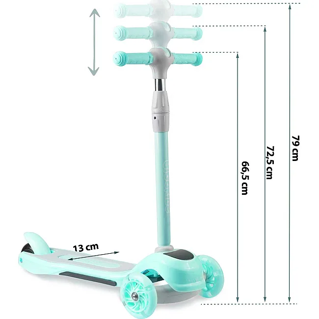 Детский самокат трехколесный Ricokids Piko м'