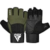 Рукавички для фітнесу RDX W3 ARMY GREEN WITH EVA PADDING-XL
