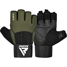 Рукавички для фітнесу RDX W3 ARMY GREEN WITH EVA PADDING-XL
