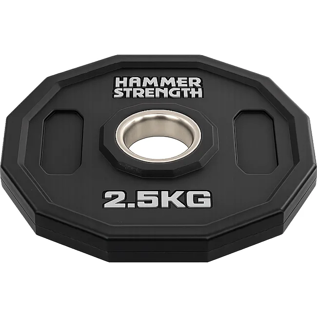 Млинці диски поліуретанові 2 Handle металева втулка HAMMER STRENGHT TA-9986-2_5 (Чорний)