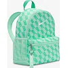 Рюкзак NIKE Y NK BRSLA JDI MNI BK-AOP FA25 11L бирюзовый (для детей) 25 x 33 x 13 см