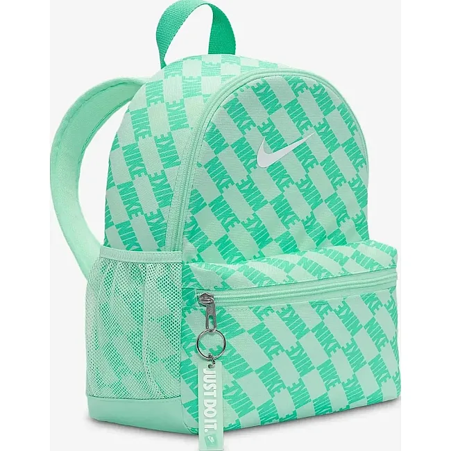 Рюкзак NIKE Y NK BRSLA JDI MNI BK-AOP FA25 11L бирюзовый (для детей) 25 x 33 x 13 см