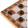 Шахматы шашки нарды 3 в 1 набор настольных игр деревянные SP-SPORT G39 размер 39см x 39м