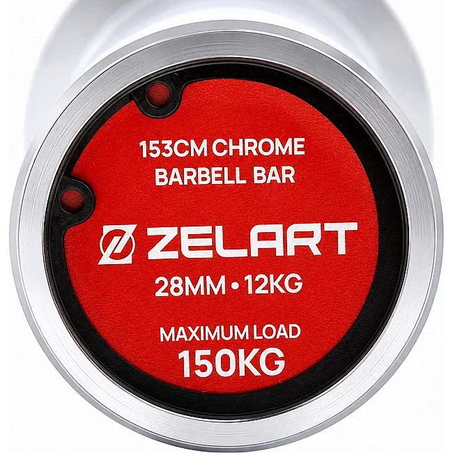 Гриф для штанги хромированный Олимпийский прямой ZELART TA-9747 (Хром)