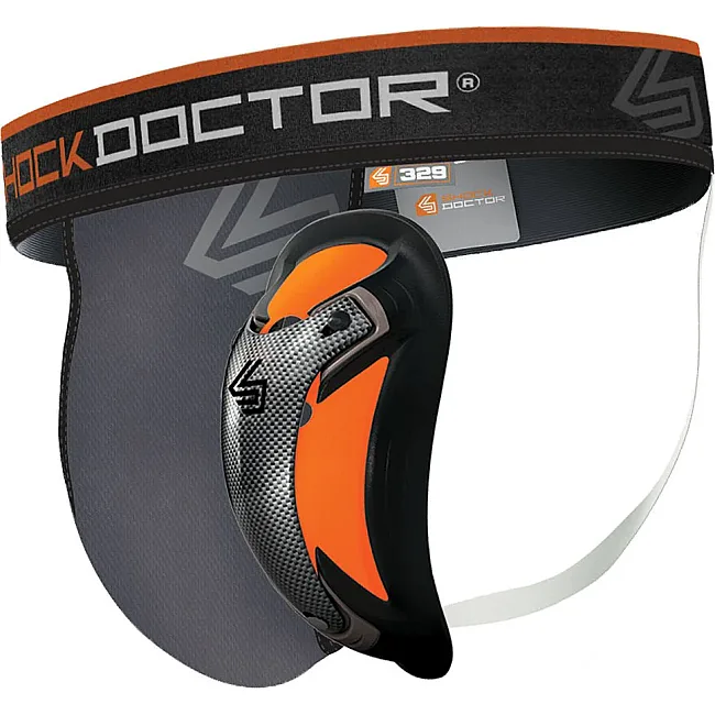 Защита запаха Shock Doctor 329 Supporter with Ultra Carbon Flex Cup Grey