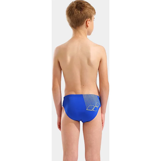 Плавки-сліпи для хлопчиків Arena BRIGHT SWIM BRIEFS синій, жовтий (для дітей)