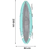 Каяк надувний Bestway Hydro-Force Ventura Elite X1 280 х 86 см, блакитно-чорний