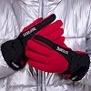 Перчатки для лыж и сноуборда женские LUCKYLOONG B-9997 (Черный-салатовый)