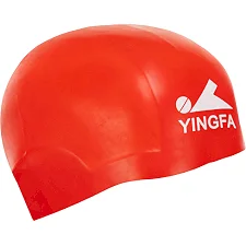 Шапочка для бассейна силиконовая для взрослых YINGFA SPEED C0073 (Красный)