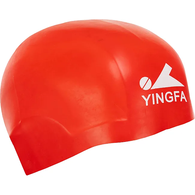 Шапочка для бассейна силиконовая для взрослых YINGFA SPEED C0073 (Красный)
