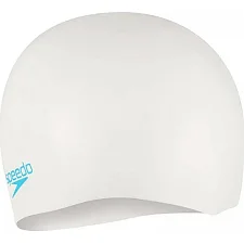 Детская шапочка для плавания Speedo PLAIN MOUD SILC CAP JF/JM/JU белый