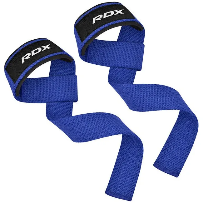 Лямки для тяги RDX W1 Gym Single Strap Blue Plus