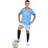 Футбольна форма дитяча із символікою клубу
 MANCHESTER CITY HAALAND 9 домашня 2025 SP-SPORT

 CO-4620 20-30 (Блакитний-білий)