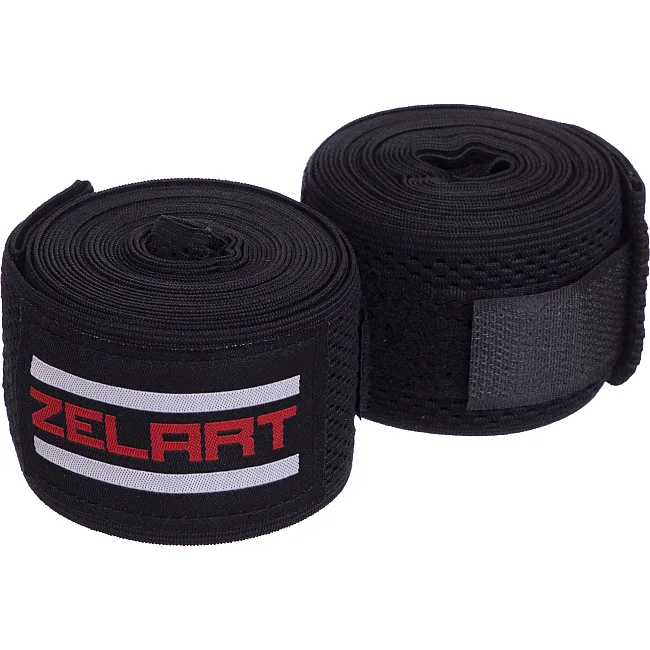 Бинты для бокса
 2штуки ZELART
 BO-2894 3м (Черный)