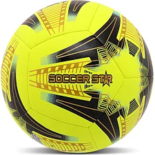 Футбольный мяч гибридная сшивка HYBRID SOCCER STAR FB-4467 №5 PU (Желтый-черный)