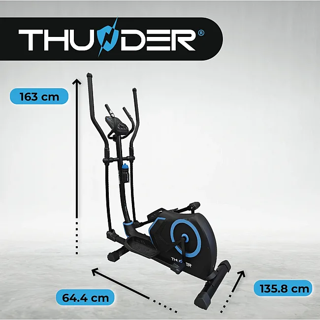 Орбітрек електромагнітний ZEPHYR THUNDER чорно-синій