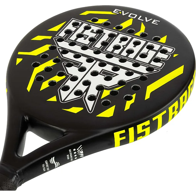 Ракетка для паділ-тенісу Padel FISTRAGE EVOLVE VL-4681 (Чорний-салатовий)