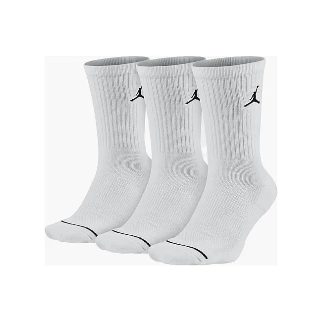 Шкарпетки Nike U J ED CUSH POLY CREW 3PR 144 білий