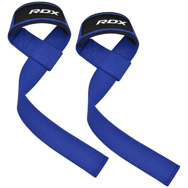 Лямки для тяги RDX W1 Gym Single Strap Blue Plus