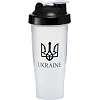 Шейкер для спортивного питания SP-SPORT UKRAINE FI-9931 600мл (Прозрачный-черный)