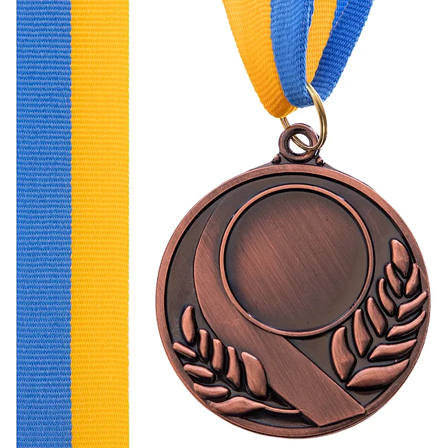 Заготовка медали спортивной с лентой SP-SPORT SKILL C-4845 ø5см (Бронзовый)
