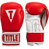 Боксерские перчатки TITLE Classic Pro Style 3.0 Red/White (капа в комплекте)