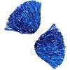 Помпони матові для танців із захватами-кільцями SP-SPORT Pom-Poms C-0833 2шт (Синій) Помпони матові для танців із захватами-кільцями SP-SPORT Pom-Poms C-0833 2шт (Синій)