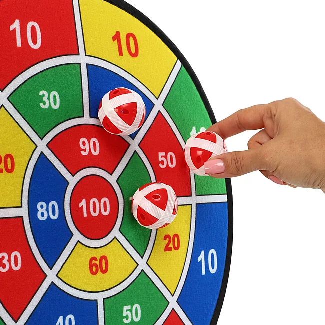 Дартс
 6 мячей и мишень VELCRO dartboard BAILI
 BL-602 37cм