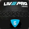 М'яч набивний медичний для кросфіту WALL BALL LiveUp LP8103-6 6кг