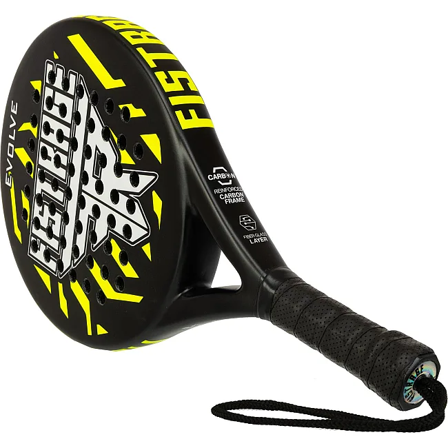 Ракетка для паділ-тенісу Padel FISTRAGE EVOLVE VL-4681 (Чорний-салатовий)