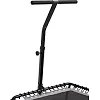 Батут для фитнеса Zipro Fitness с перилами 4,5 фута 130 см черный