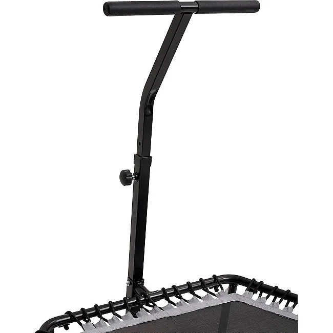 Батут для фитнеса Zipro Fitness с перилами 4,5 фута 130 см черный