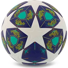 Футбольный мяч SELECTARS SP-SPORT FB-7587 №5 PU (Белый-фиолетовый)