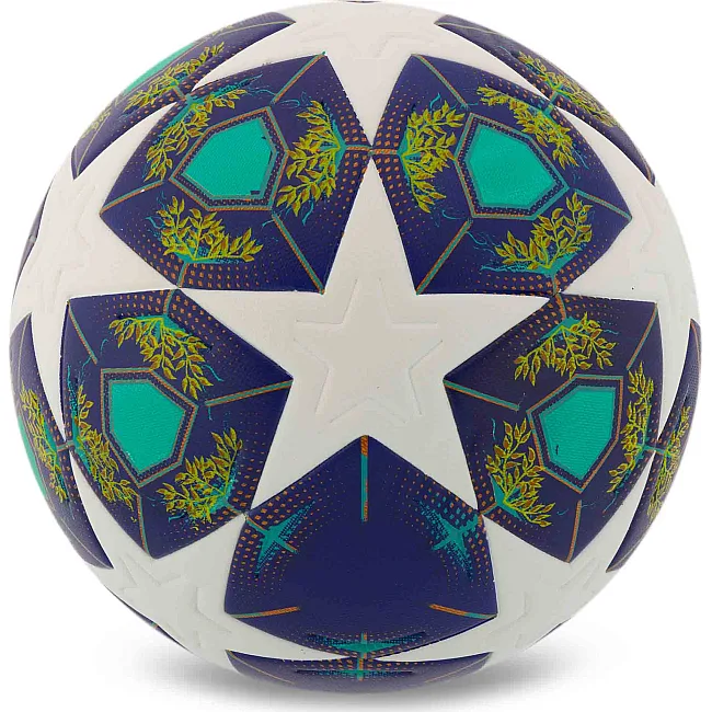 Футбольный мяч SELECTARS SP-SPORT FB-7587 №5 PU (Белый-фиолетовый)
