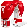 Боксерские перчатки TITLE Classic Pro Style 3.0 Red/White (капа в комплекте)