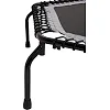Батут для фитнеса Zipro Fitness с перилами 4,5 фута 130 см черный
