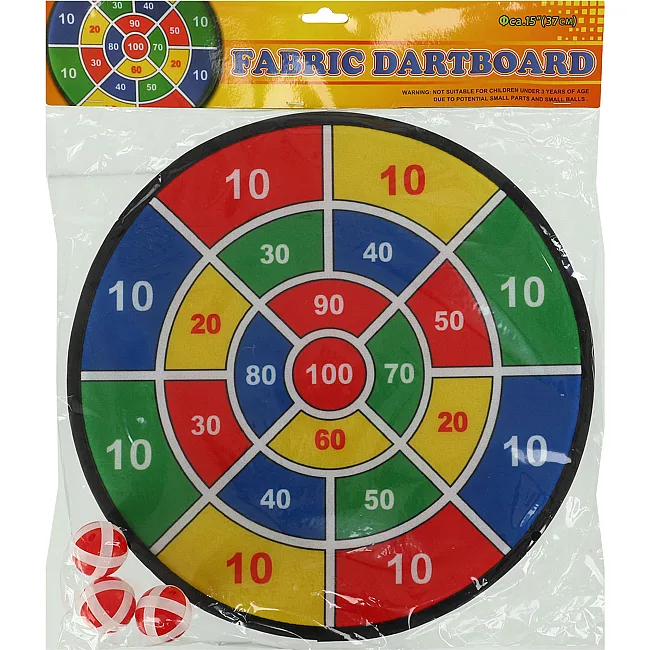 Дартс
 6 мячей и мишень VELCRO dartboard BAILI
 BL-602 37cм