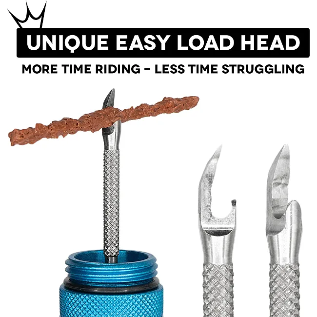 Ремкомплект для бескамерки Peaty's Holeshot Tubeless Puncture Plugger Kit, Black