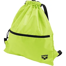 Рюкзак-мешок Arena RIPSTOP RUCKSACK 15L черный, салатовый 46x34 см