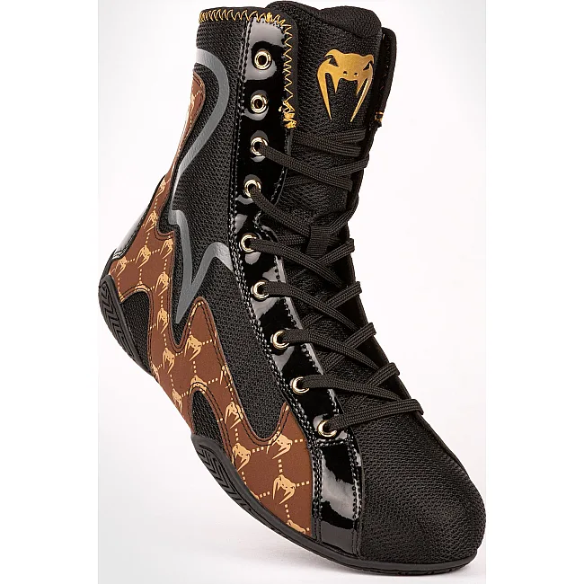 Боксерки для бокса VENUM Elite Evo Monogram Black Brown