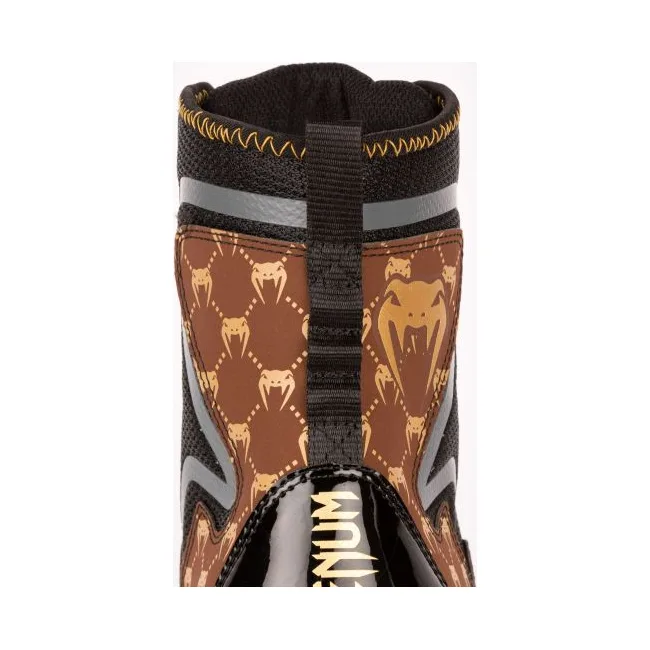 Боксерки для бокса VENUM Elite Evo Monogram Black Brown