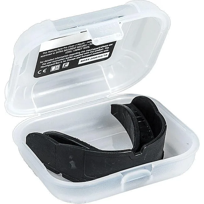 Боксерская капа MAKURA Kyro Pro Strapless взрослая (возраст 11+) Black