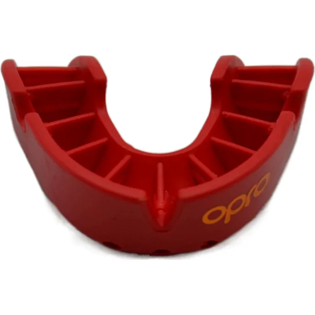 Боксерская капа OPRO Bronze взрослая (возраст 11+) Red