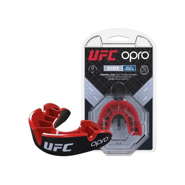 Капа детская OPRO Self-Fit UFC Full Pack Junior Silver