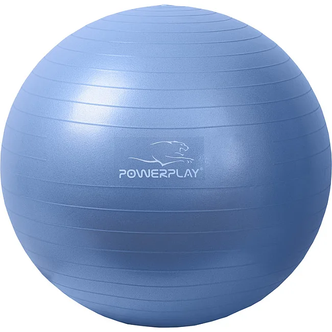 Фитнес мяч (фитбол) POWERPLAY 4001 Ø65см Синий + насос