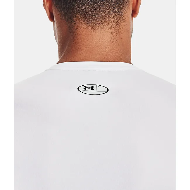 Футболка компрессионная UNDER ARMOUR HeatGear® White Black