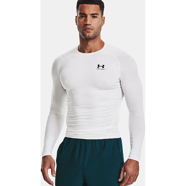 Футболка компрессионная UNDER ARMOUR HeatGear® White Black