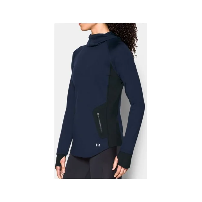 Жіноча спортивна кофта Under Armour Threadborne Balaclava Hoodie Midnight Navy